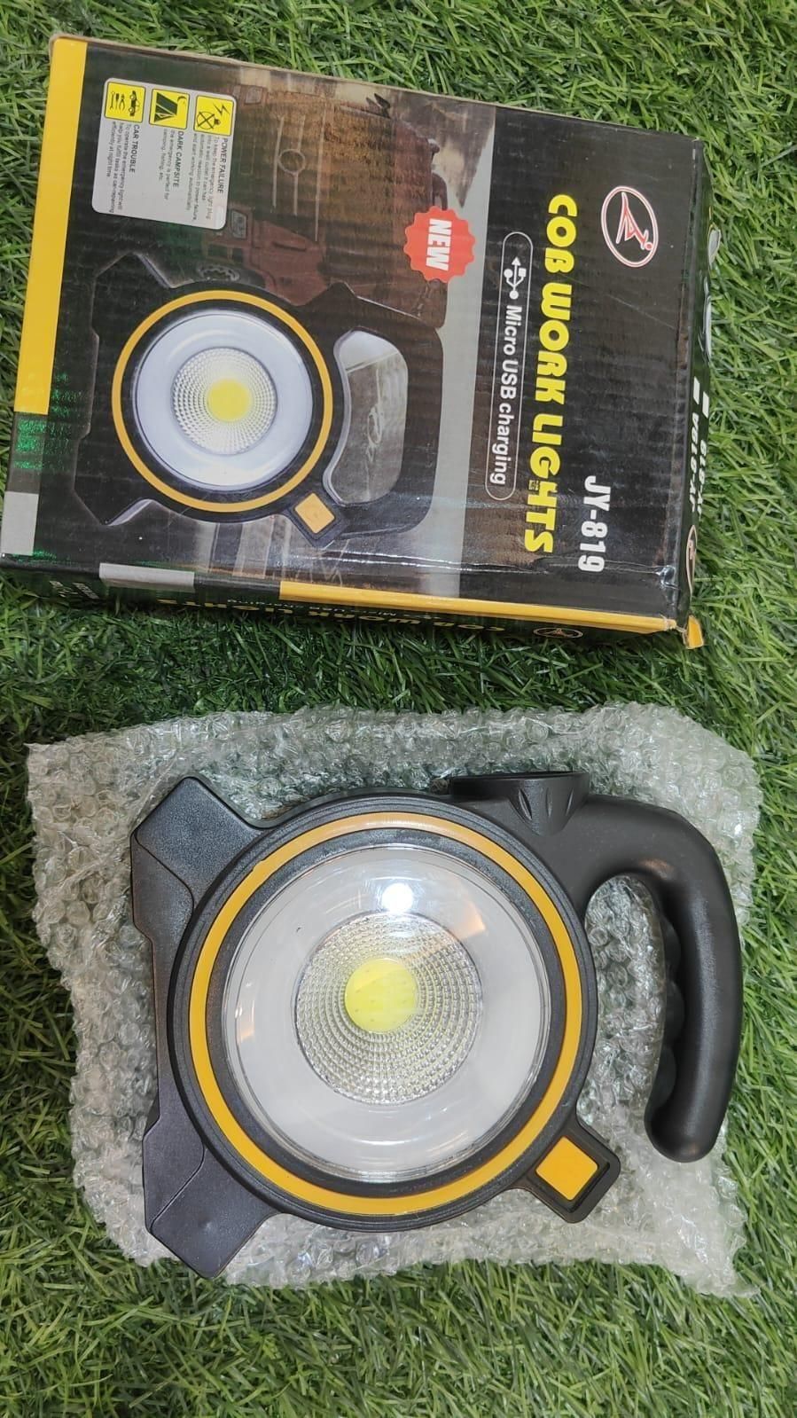 Solar Rechargeable White LED COB Work Light